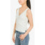 Hippie Rose Juniors Snap Tank Top for Women, White - Brandat Outlet
