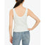 Hippie Rose Juniors Snap Tank Top for Women, White - Brandat Outlet
