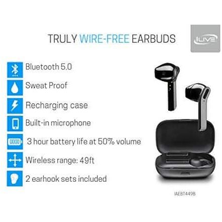 iLive Tru-Wireless Bluetooth Earbuds - Brandat Outlet