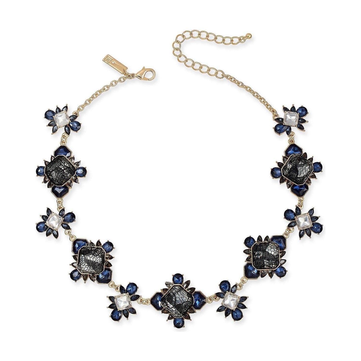 I.N.C Gold-Tone Stone & Lace Collar Necklace - Brandat Outlet, Women's Handbags Outlet ,Handbags Online Outlet | Brands Outlet | Brandat Outlet | Designer Handbags Online |