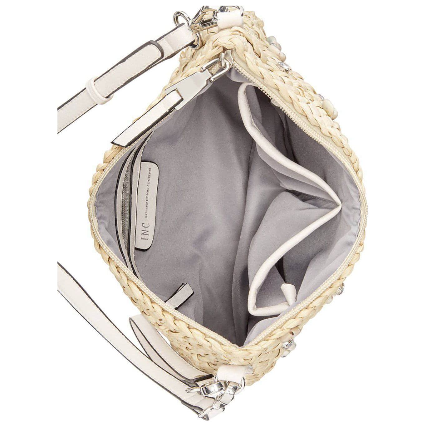 INC Straw & Shell Crossbody - Brandat Outlet, Women's Handbags Outlet ,Handbags Online Outlet | Brands Outlet | Brandat Outlet | Designer Handbags Online |