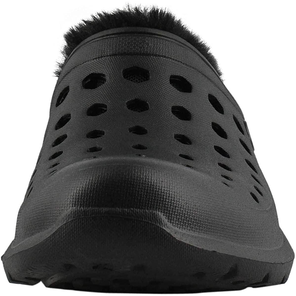 Joybees Clog Shoe Size 7 Women's Cozy Faux Fur Lined Comfort Slip On black