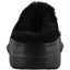 Joybees Clog Shoe Size 8 Women's Cozy Faux Fur Lined Comfort Slip On black