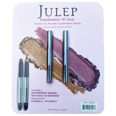 Julep Eyeshadow 101 Crème to Powder Waterproof Eye-shadow Stick-(Bronze Shimmer/Orchid Shimmer, 2 Pack) - Brandat Outlet, Women's Handbags Outlet ,Handbags Online Outlet | Brands Outlet | Brandat Outlet | Designer Handbags Online |