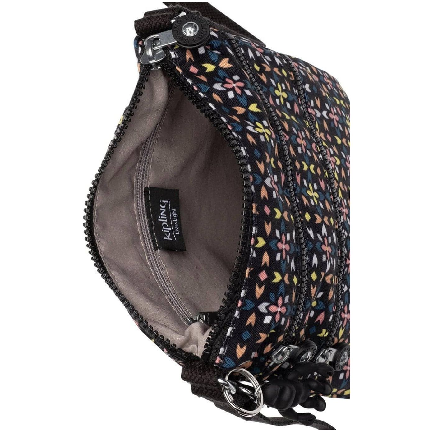 Kipling Keiko Crossbody Bag (Floral Mozzaic/Silver) - Brandat Outlet, Women's Handbags Outlet ,Handbags Online Outlet | Brands Outlet | Brandat Outlet | Designer Handbags Online |
