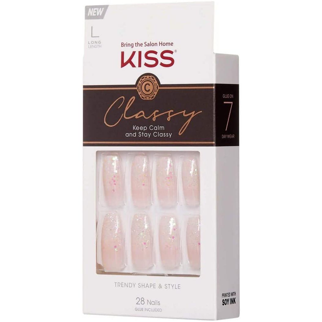 Kiss Classy Nails 28 Count Scrunchie Long Length