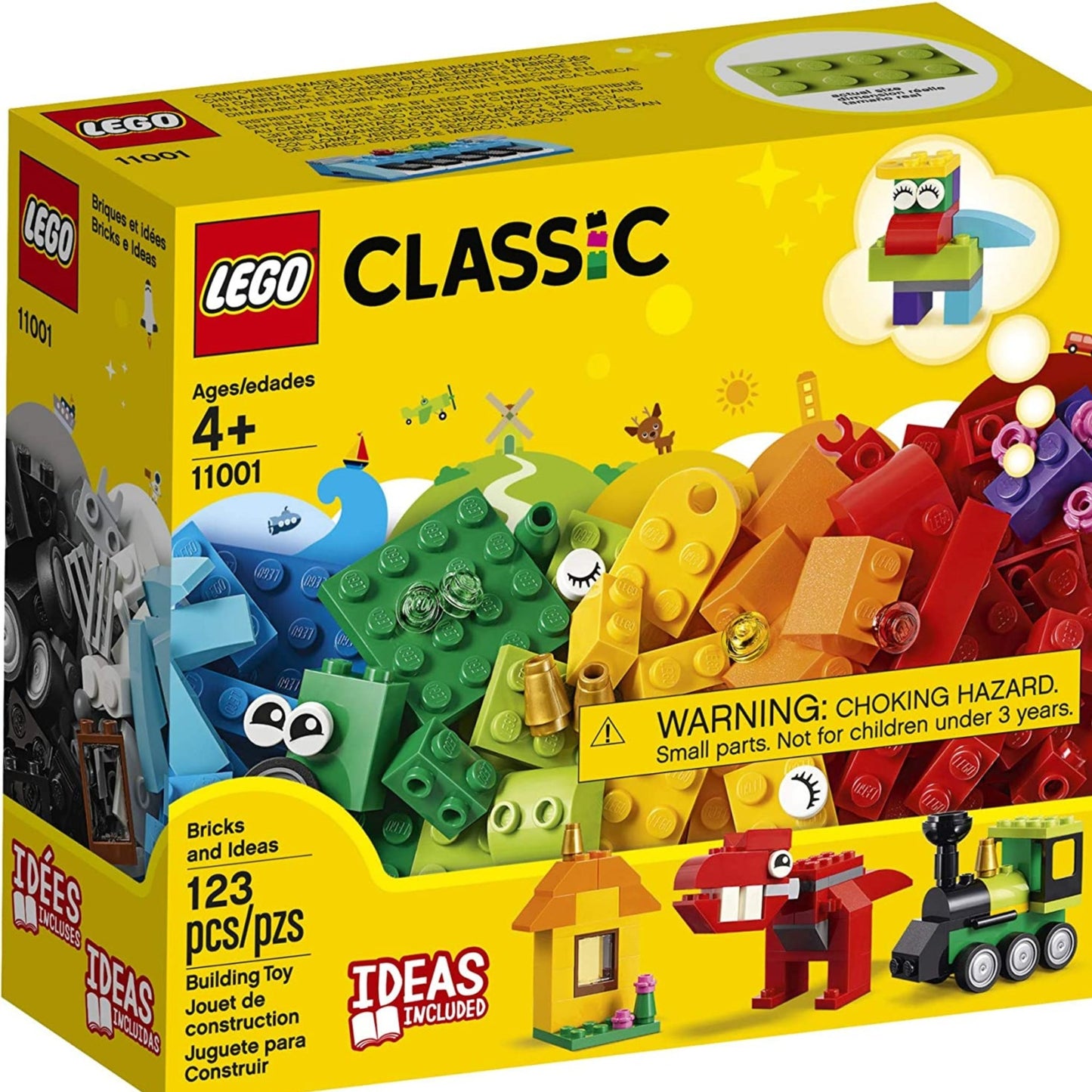 LEGO Classic Bricks and Ideas 11001 Building Kit (123 Pieces)