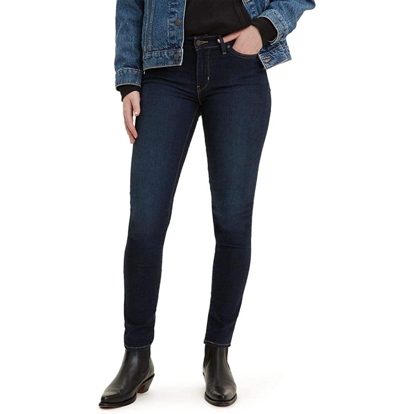 LEVI'S 711 Skinny Jeans for Women - Cast Shadows (Size 26R)