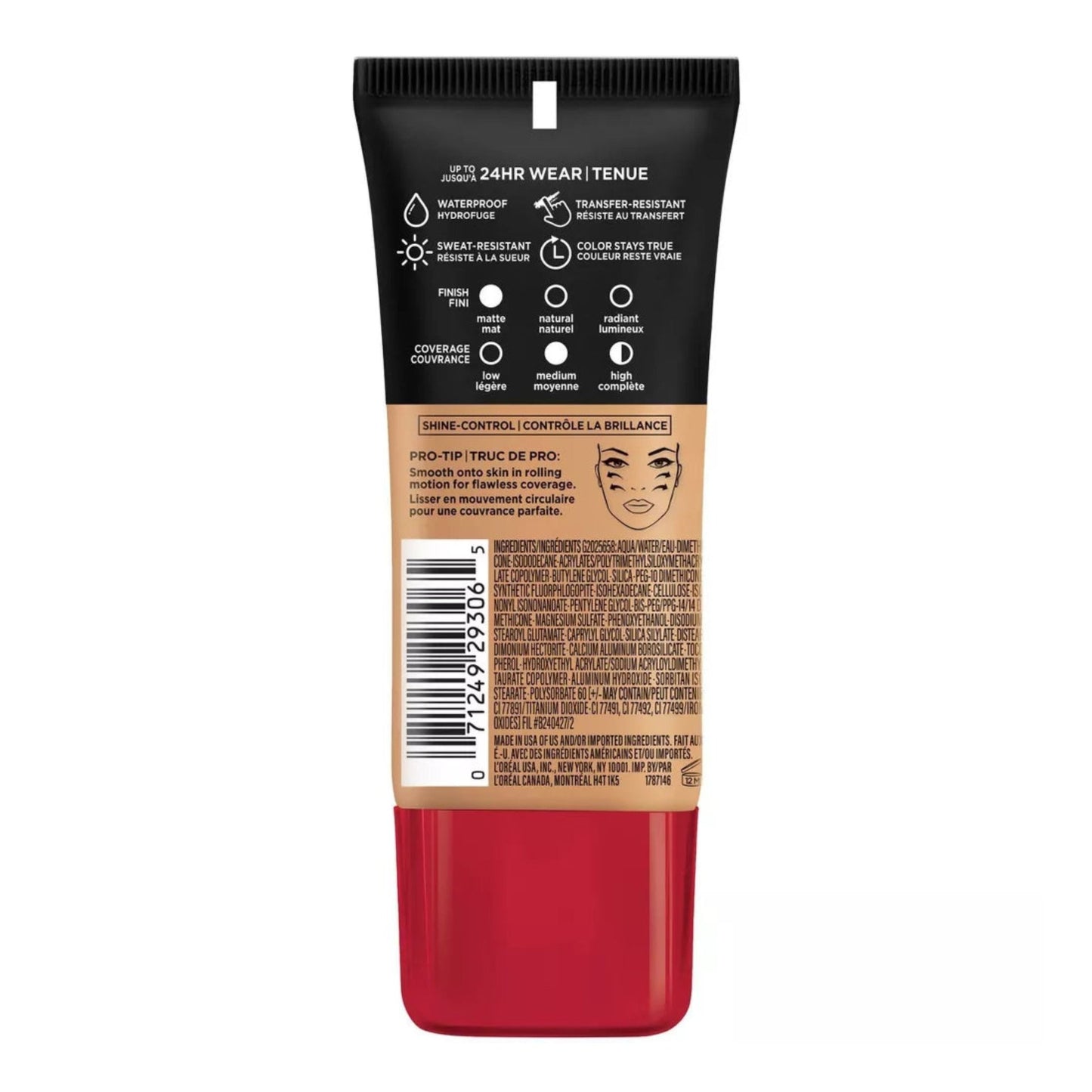 L'Oreal Paris Infallible Pro-Matte Foundation Normal/Oily Skin (30mL)