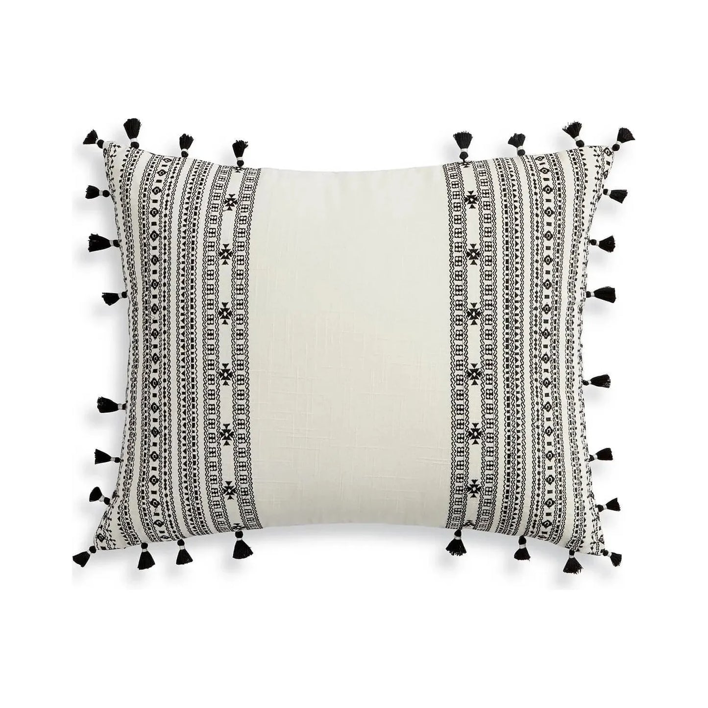 Lucky Brand Embroidered Stripe 16" X 20" Decorative Pillow - Brandat Outlet