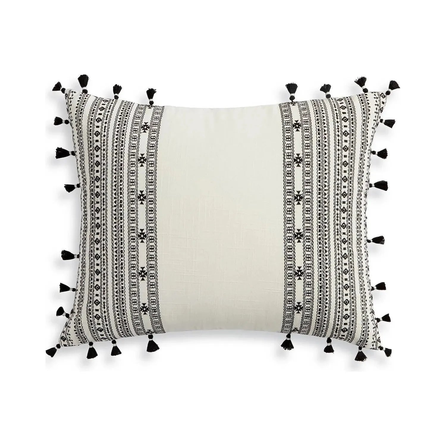Lucky Brand Embroidered Stripe 16" X 20" Decorative Pillow - Brandat Outlet