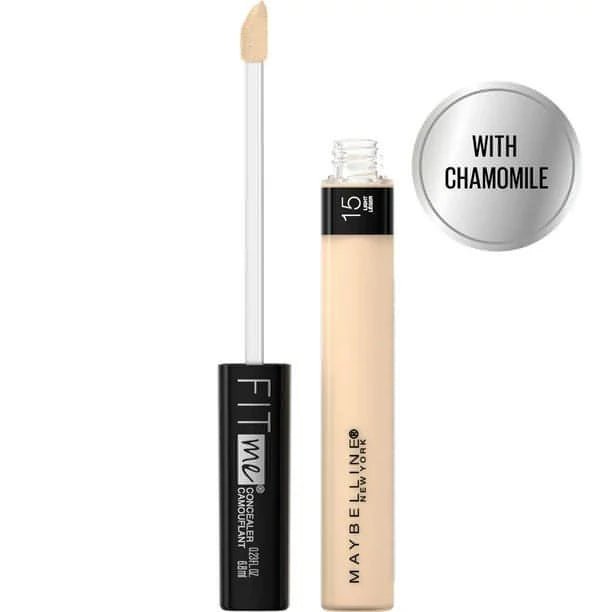 Maybelline Fit Me Liquid Concealer Makeup, Natural Coverage, Oil-Free, Light, 0.23 fl oz
