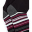 Men's Socks -Alfani Mens Striped Dress Socks, Black, Size: ONE SIZE