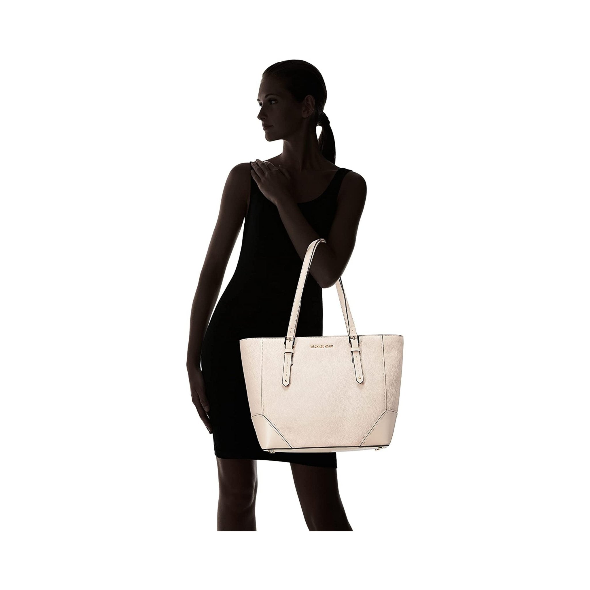 Aria large leather discount tote