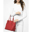 Michael Kors Handbag for Women - Voyager East West Medium Tote Bright Red Gold