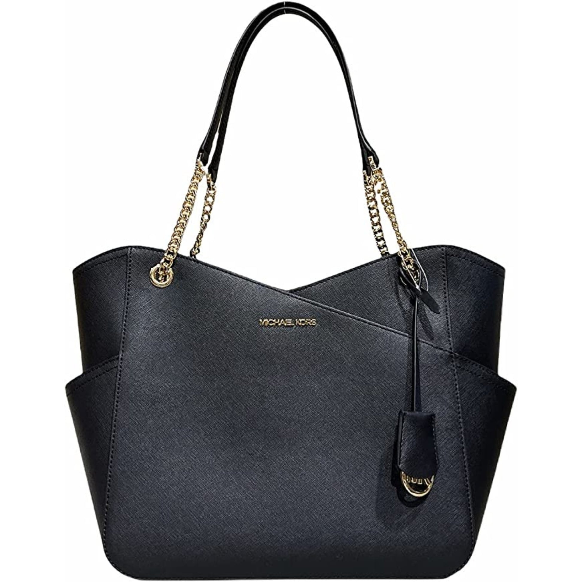 Brandat Outlet on Instagram: Michael Kors Jet Set Large Logo Shoulder Bag  (Black)