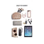 Michael Kors Leather Backpack - Rhea(Optic White/Silver)