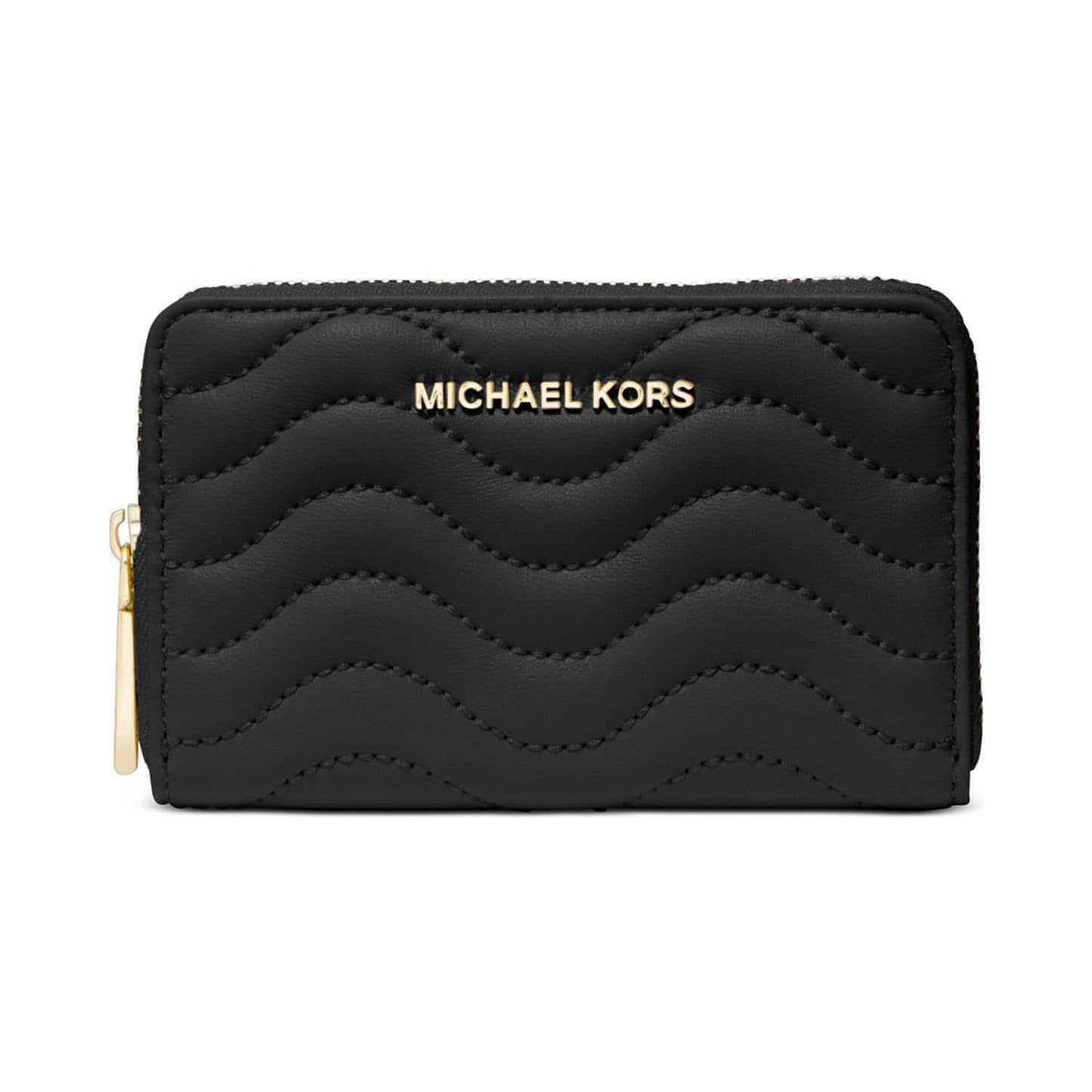 Michael Kors Leather Zip-Around Card Case (Black) - Brandat Outlet, Women's Handbags Outlet ,Handbags Online Outlet | Brands Outlet | Brandat Outlet | Designer Handbags Online |