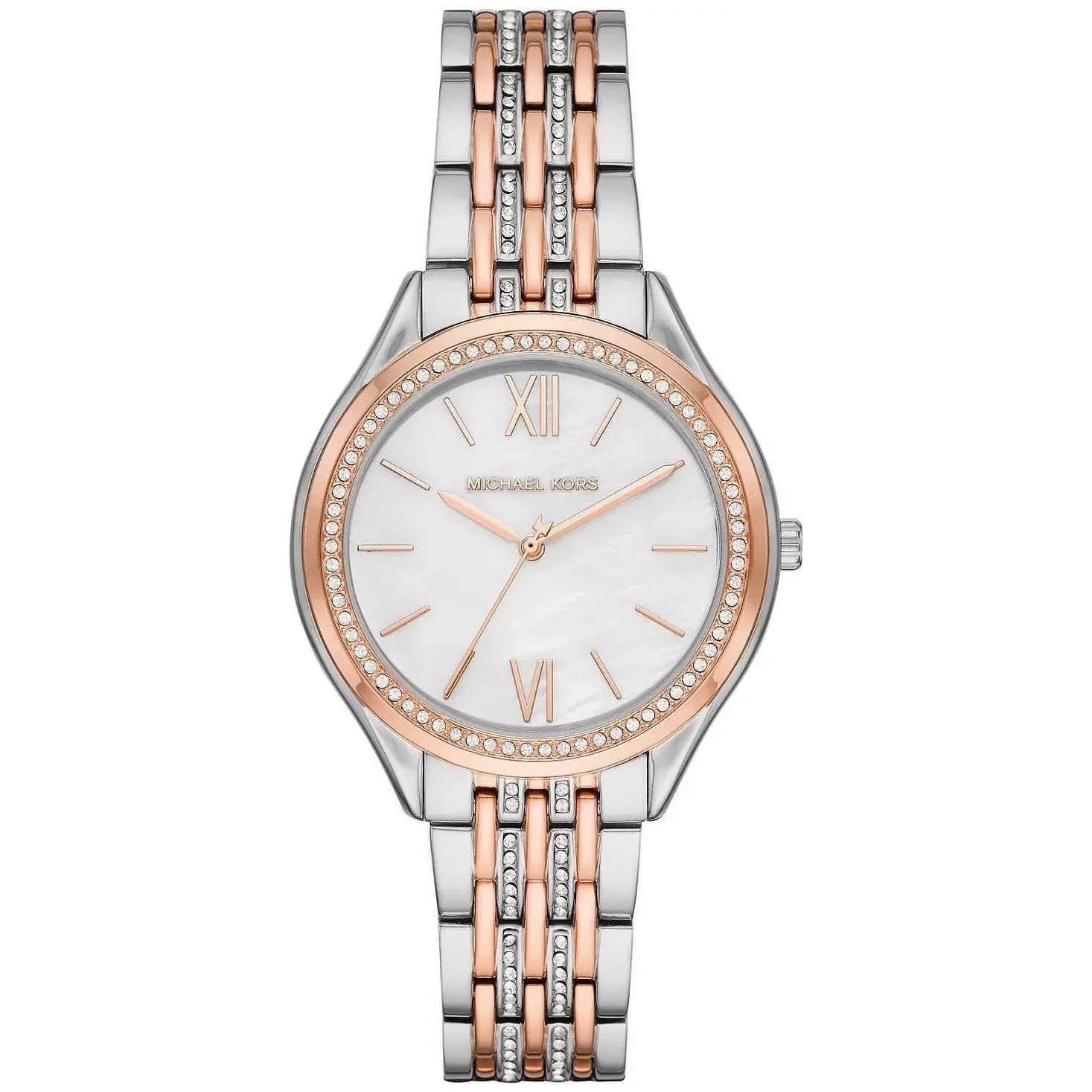 Michael Kors Women's Watch - Mindy Two-Tone Stainless Steel Bracelet Watch 36mm (MK7077) - Brandat Outlet