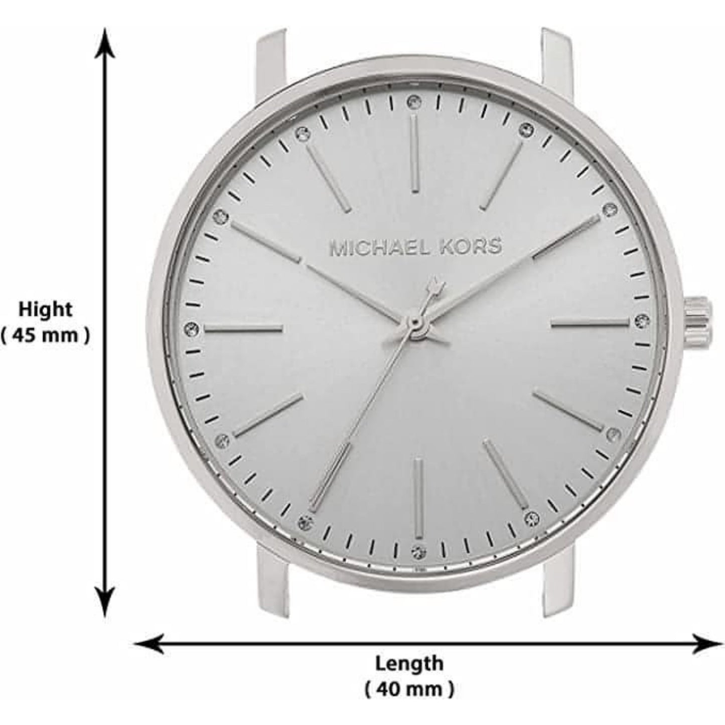 Michael Kors Women's Watch - Pyper Three-Hand Stainless Steel 38mm (MK4338)