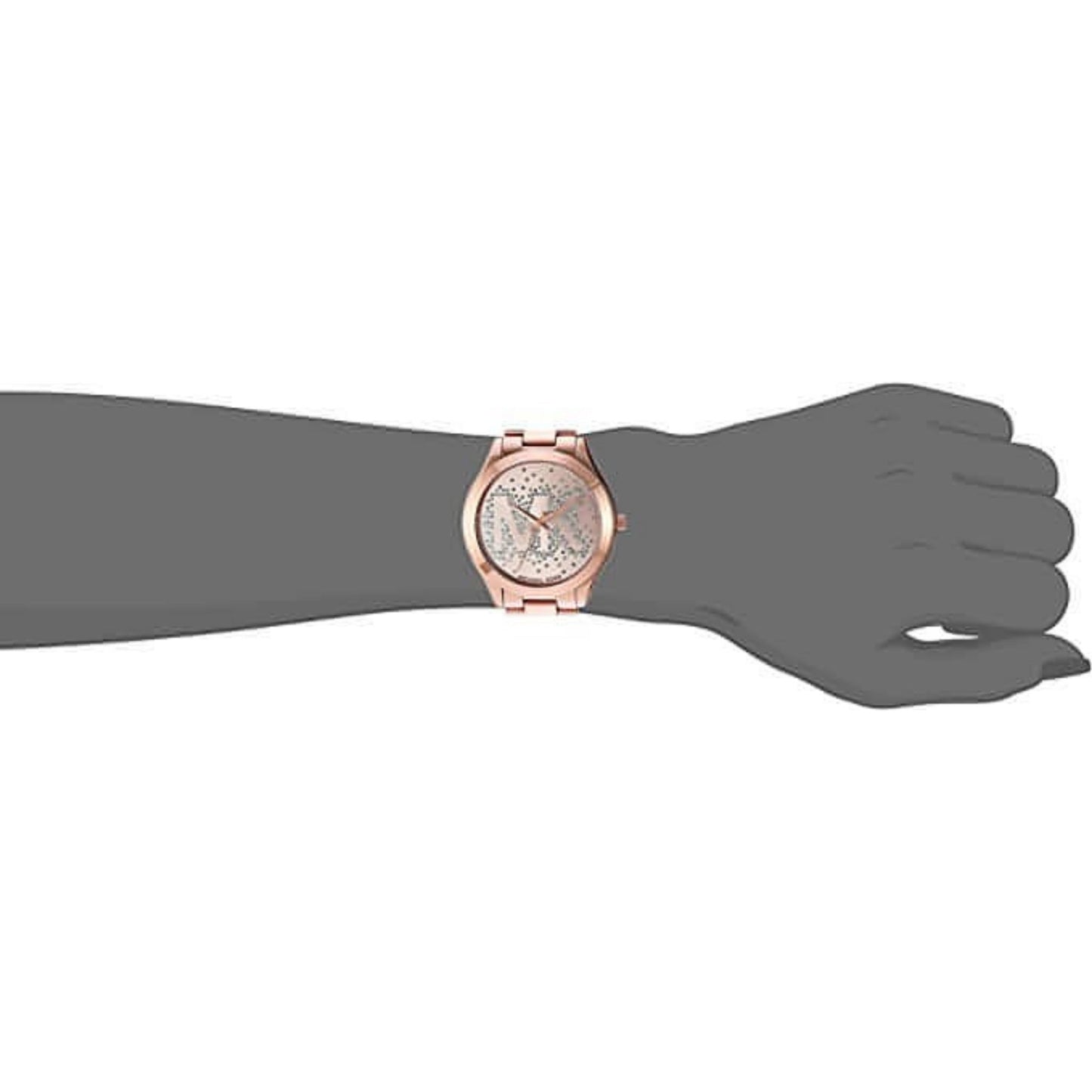 Michael Kors Women's Watch - Slim Runway Logo Rose Gold-Tone 42mm (MK3591)