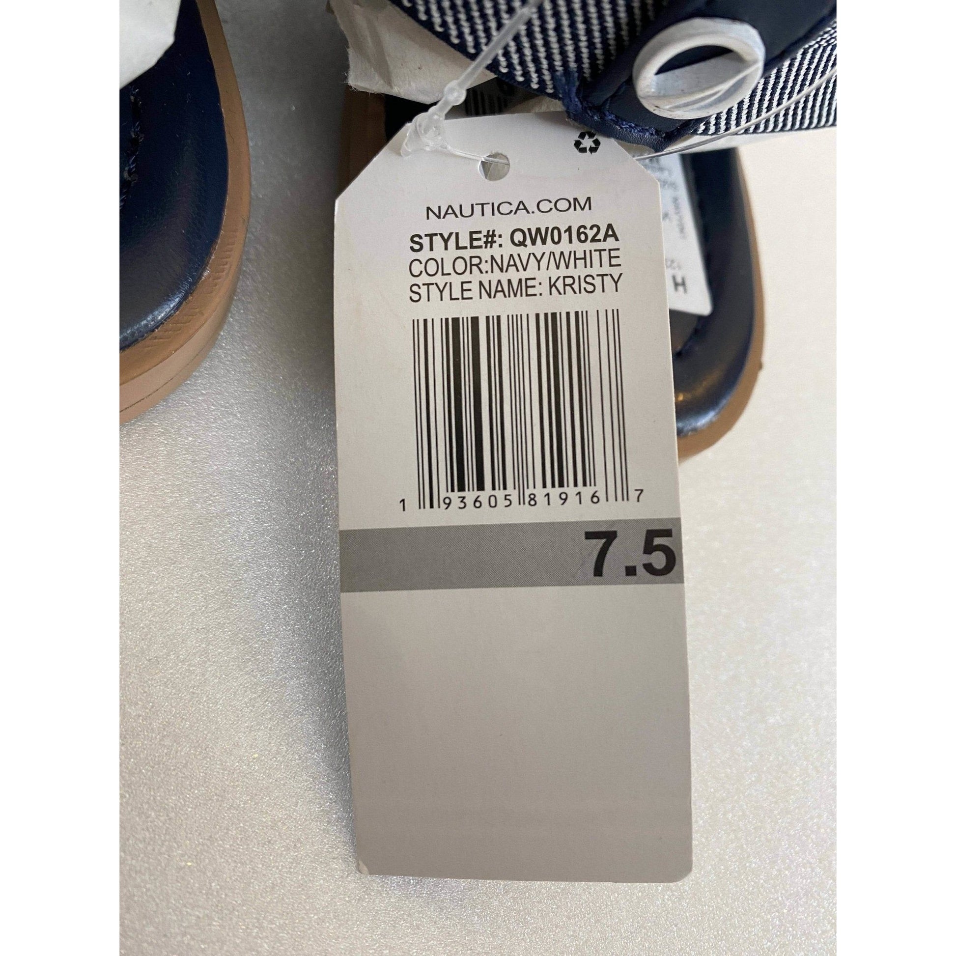Nautica Women's Sandal Navy/White (Size 7.5 US) - Brandat Outlet, Women's Handbags Outlet ,Handbags Online Outlet | Brands Outlet | Brandat Outlet | Designer Handbags Online |