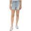 ndigo Rein Juniors Distressed Frayed-Hem Denim Shorts, Blue, Size: 0 - Brandat Outlet
