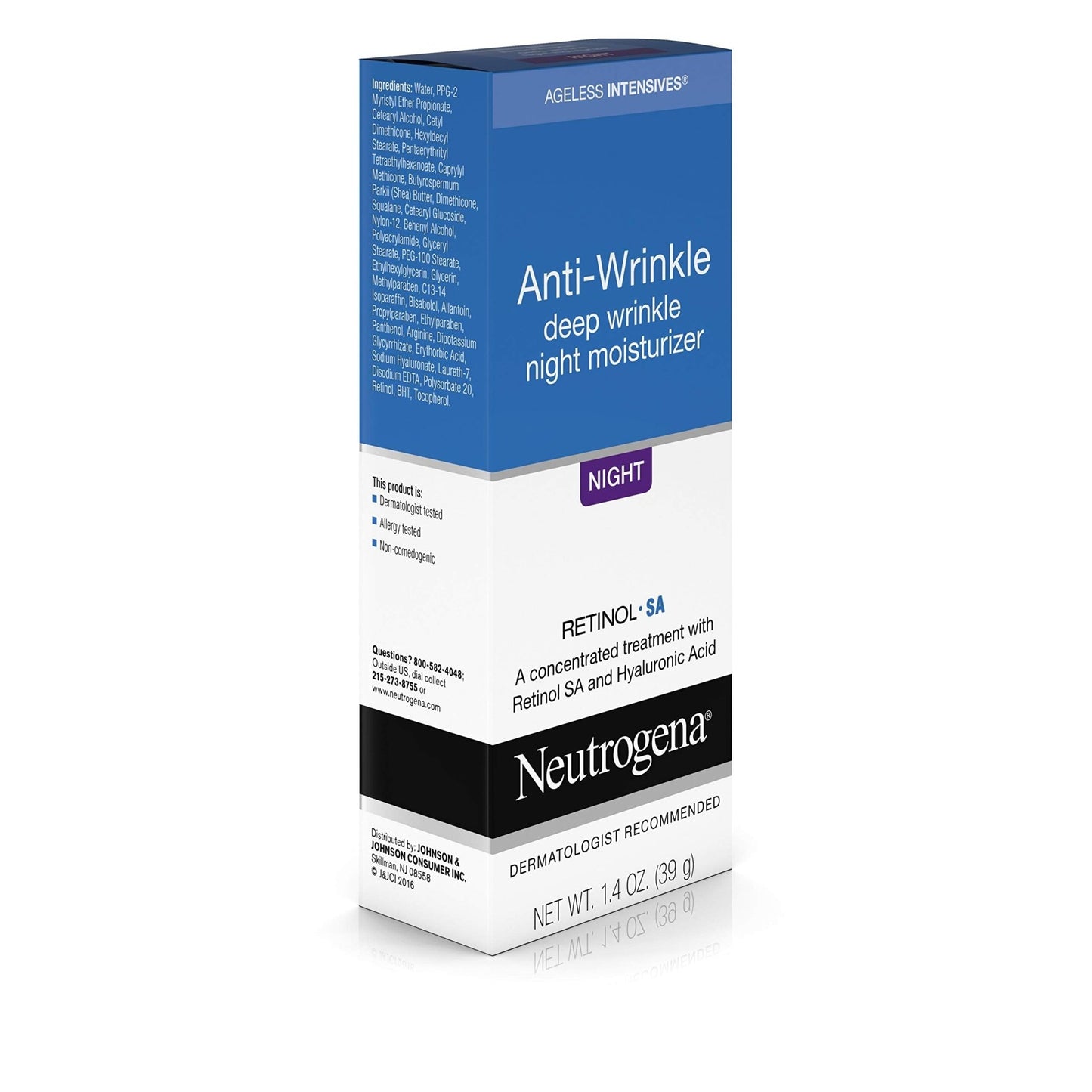 NEUTROGENA AGELESS INTN WR NGT 1.4 OZ