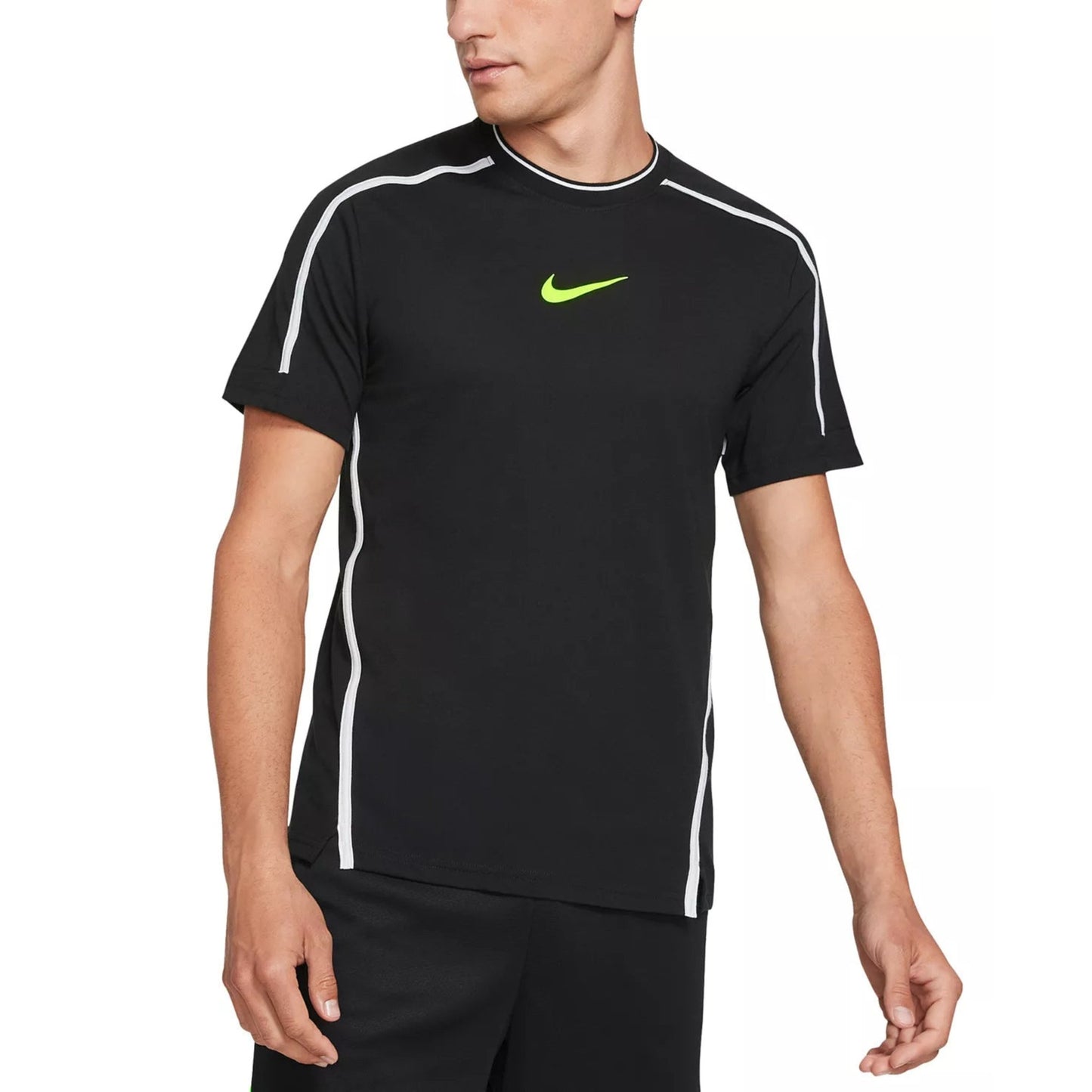 Nike Mens Dri-FIT Sport Clash Training Shirt, Black