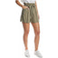 OAT Paperbag-Waist Shorts, Green