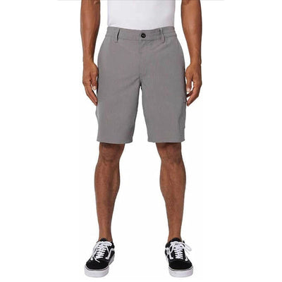 O'Neill Men's Hybrid Cargo Short, 20 Inch Outseam, Charcoal Gray / Curl, 36