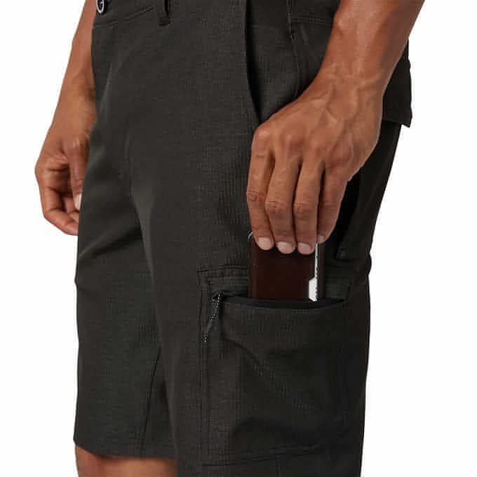 O'Neill Men's Hybrid Cargo Short, 20 Inch Outseam Curl, 38