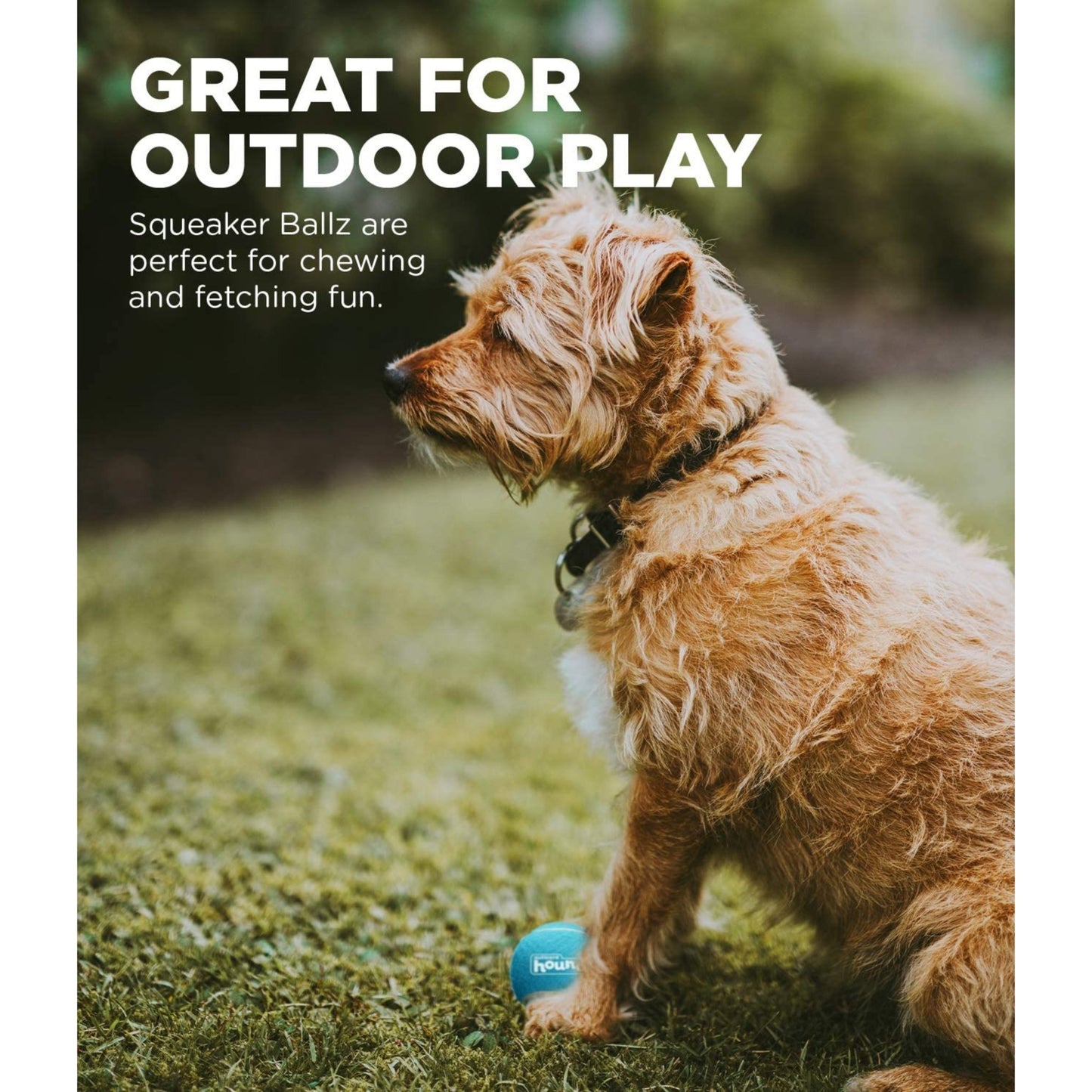 Outward Hound Squeaker Ballz Fetch Dog Toy, XS, 8-Pack