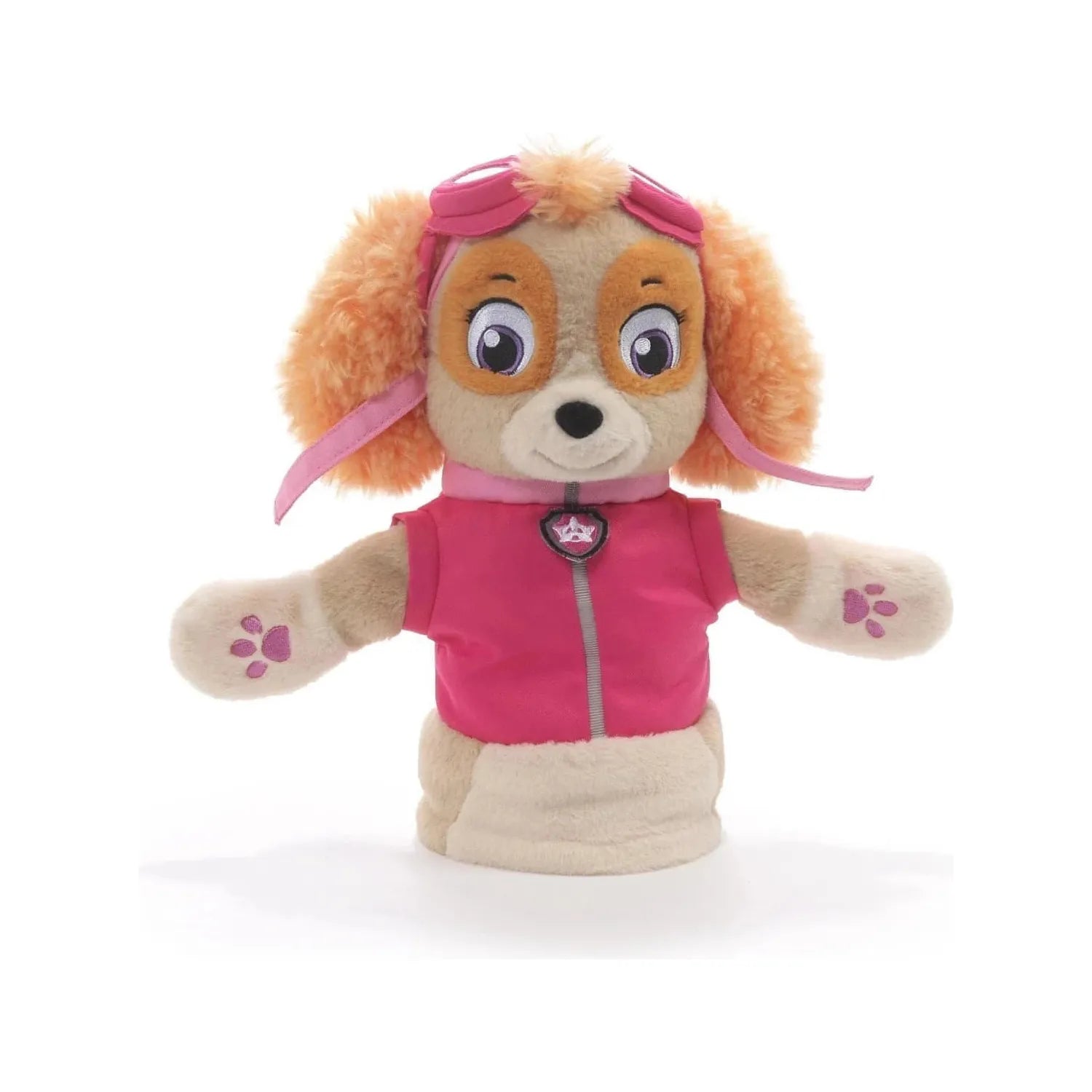 PAW Patrol GUND Skye Hand Puppet Plush Stuffed Animal Dog, Pink - Brandat Outlet