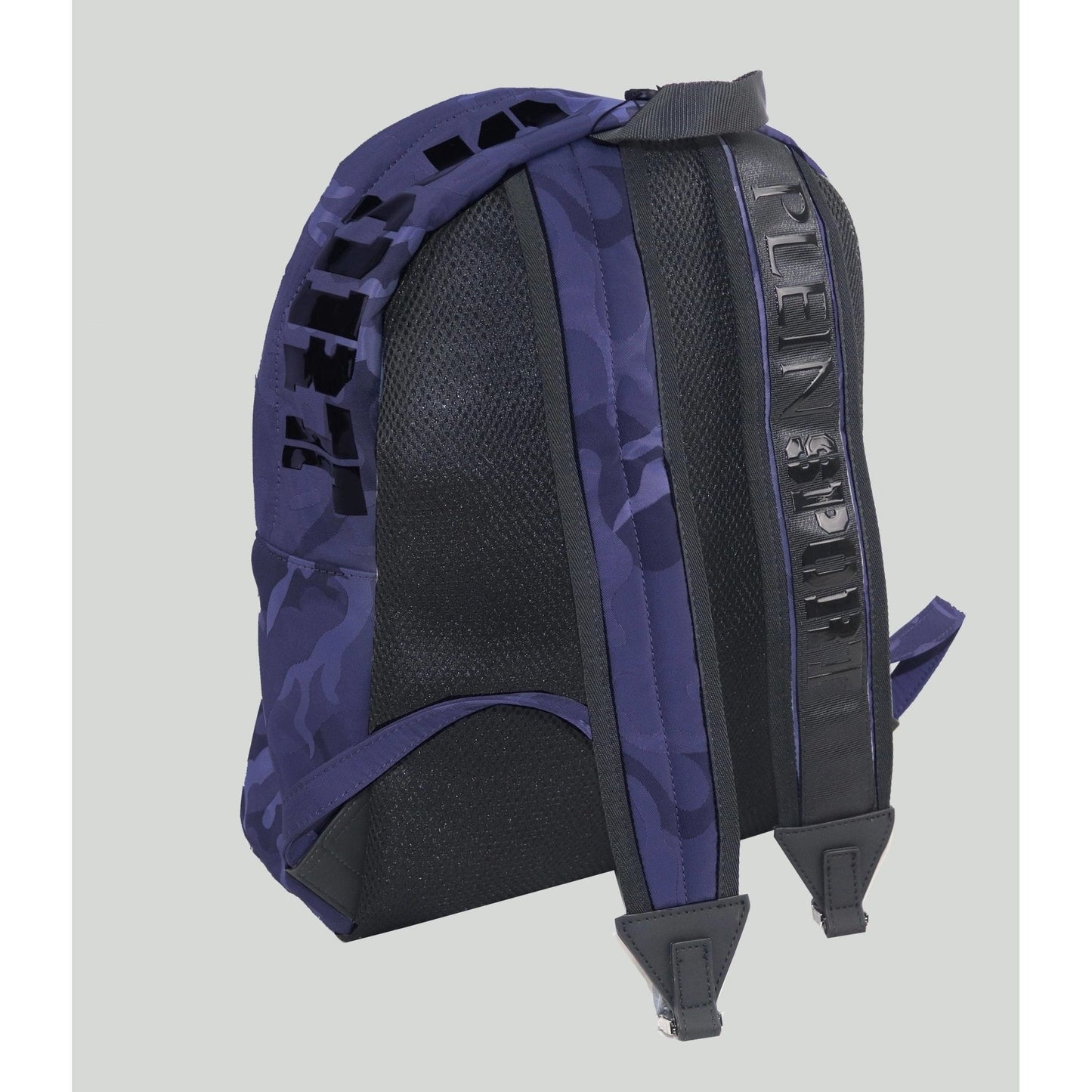 Plein Sport Unisex Military Print Navy "ZAINO EASTPAK" Backpack - Brandat Outlet