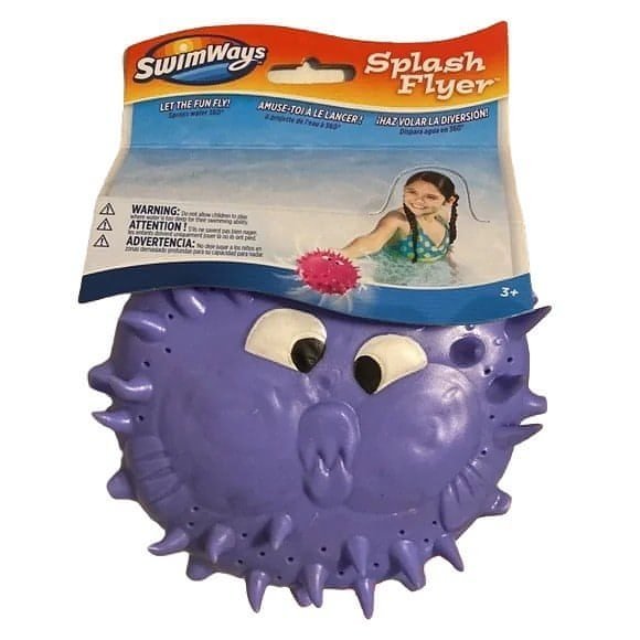 Pool Toys for Kids | SwimWays Splash Flyer Blow Fish - Purple