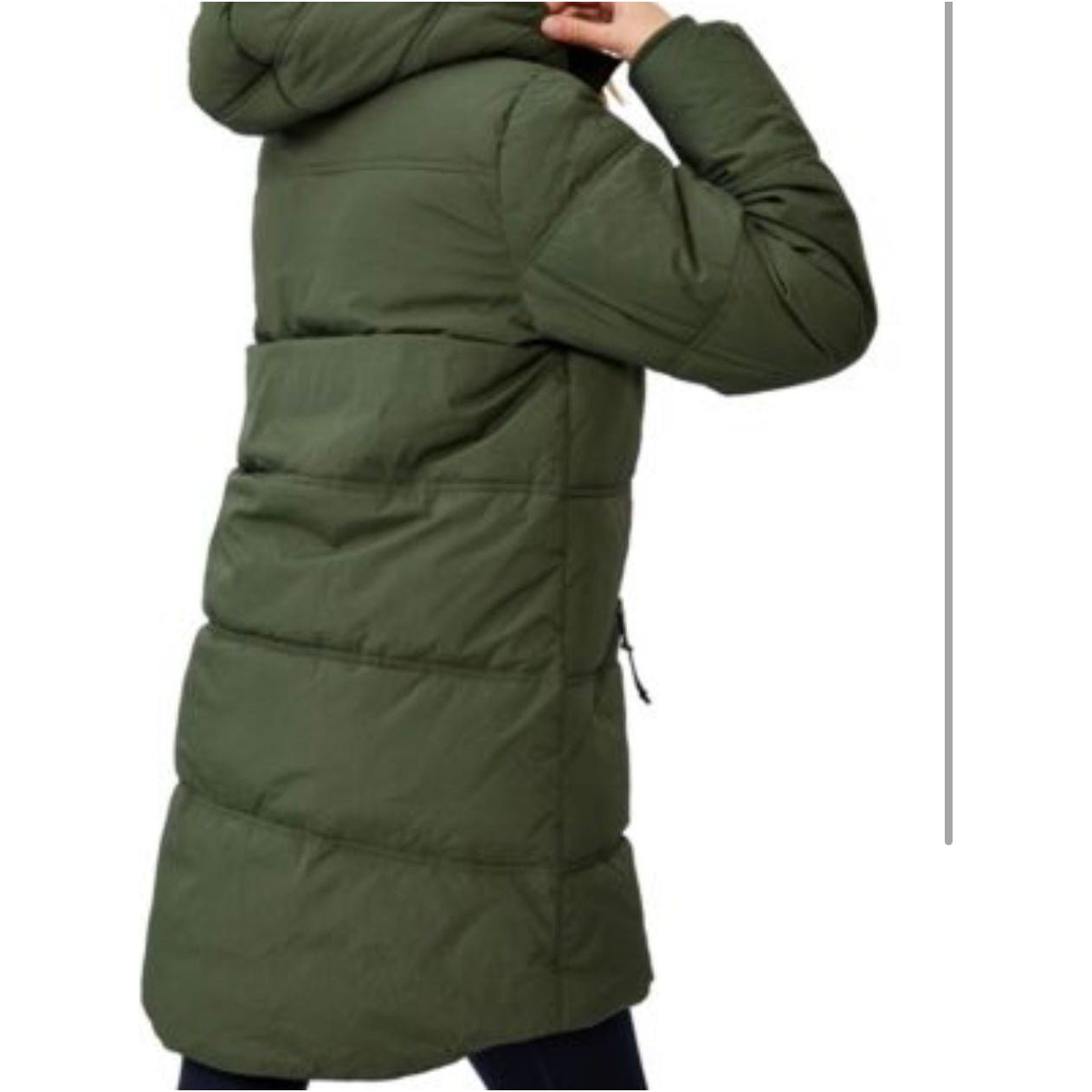 COTTON ON The Mother Mid Length Puffer Jacket Green - (Medium) - Brandat Outlet