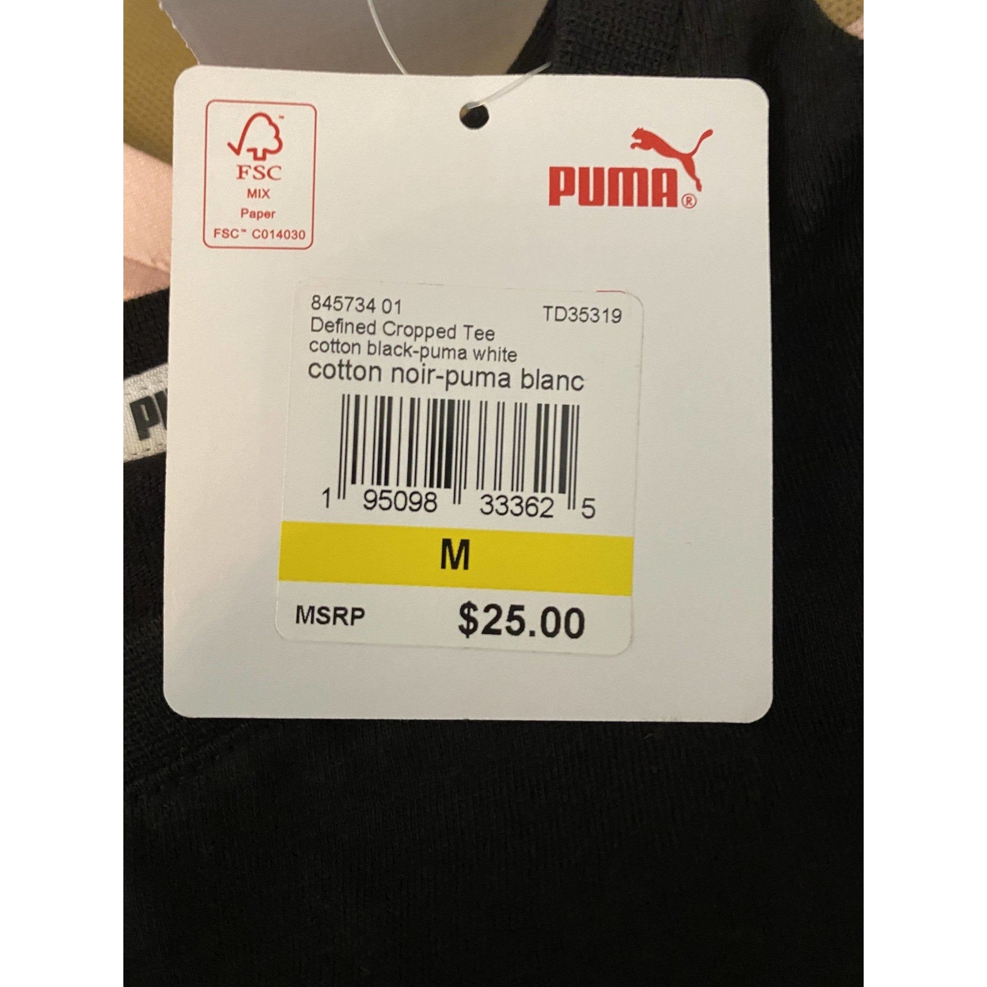 Puma Defined Cropped Women's T-Shirt (Medium Size) - Brandat Outlet, Women's Handbags Outlet ,Handbags Online Outlet | Brands Outlet | Brandat Outlet | Designer Handbags Online |