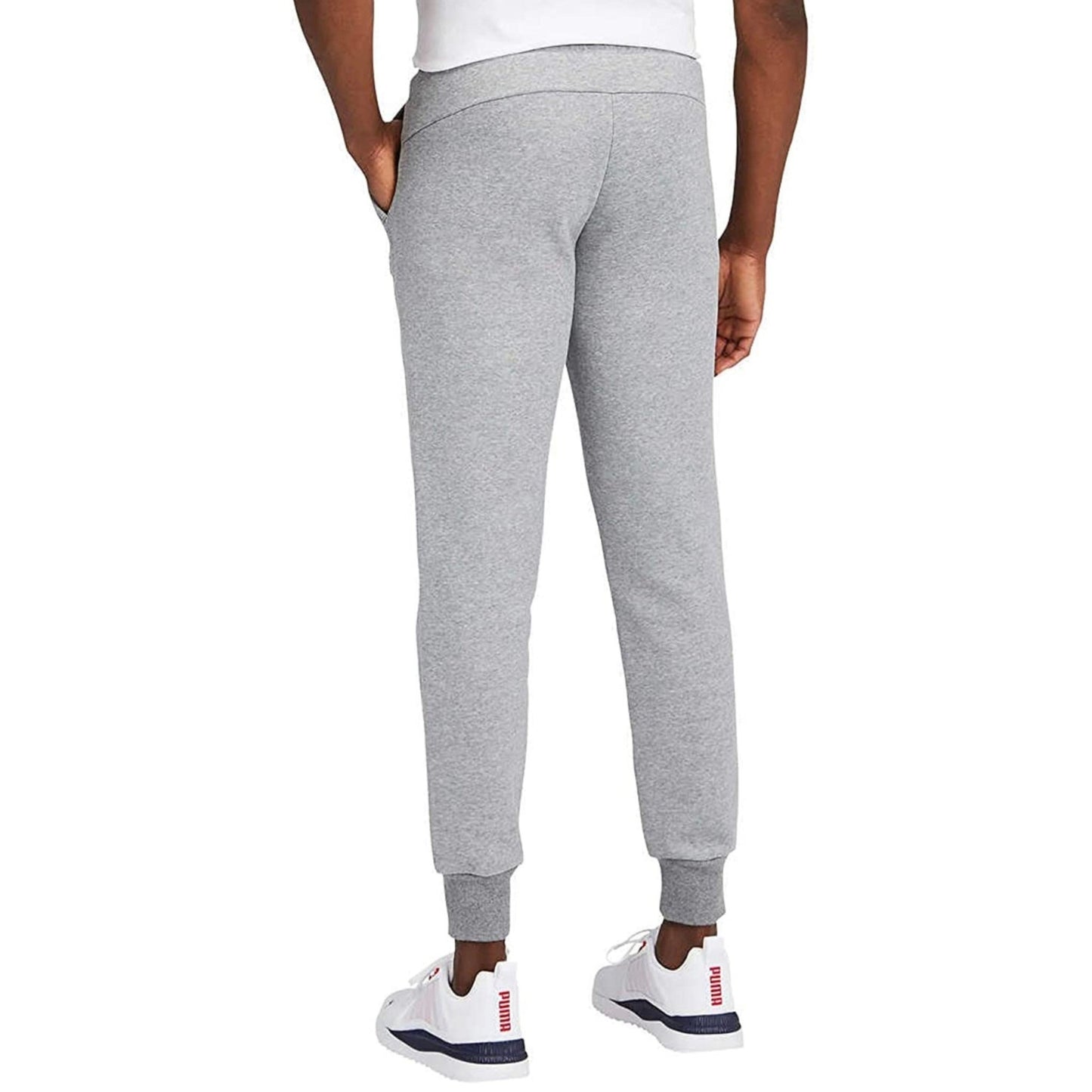 PUMA Men's Fleece Jogger Sweatpants(Gray)