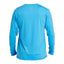 QUIKSILVER Mens Solid Streak Long Sleeve UPF 50 T-shirt, Blue, Size: L