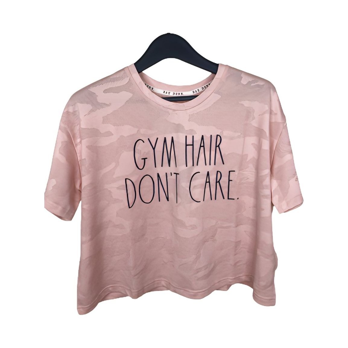 RAE DUNN-RAE DUNN Gym Hair I don't Care Women's Tshirt (Medium Size) - Brandat Outlet