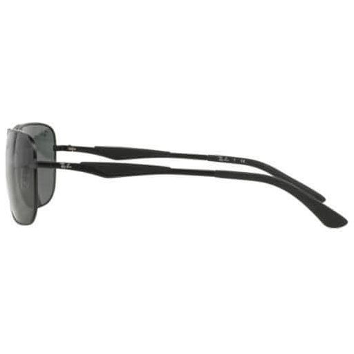 Ray-Ban-Ray-Ban Sunglasses RB3515 Unisex Matte Black Frame with Dark Green Lenses - Brandat Outlet