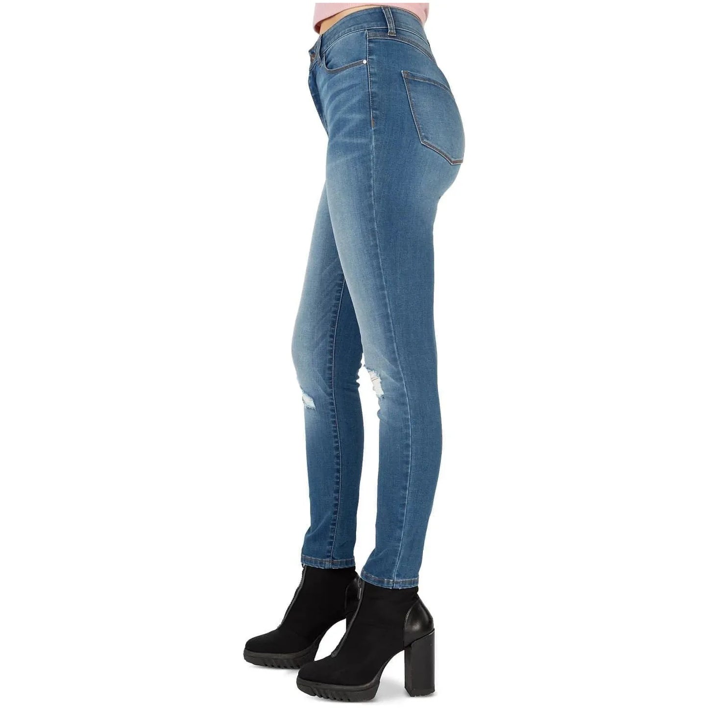 Rewash Juniors Stevie High-Rise Skinny Jeans, Blue, Size: 3 - Brandat Outlet