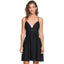 Roxy woman's New Silver Light Strappy Woven Dress Dress - Black - Brandat Outlet