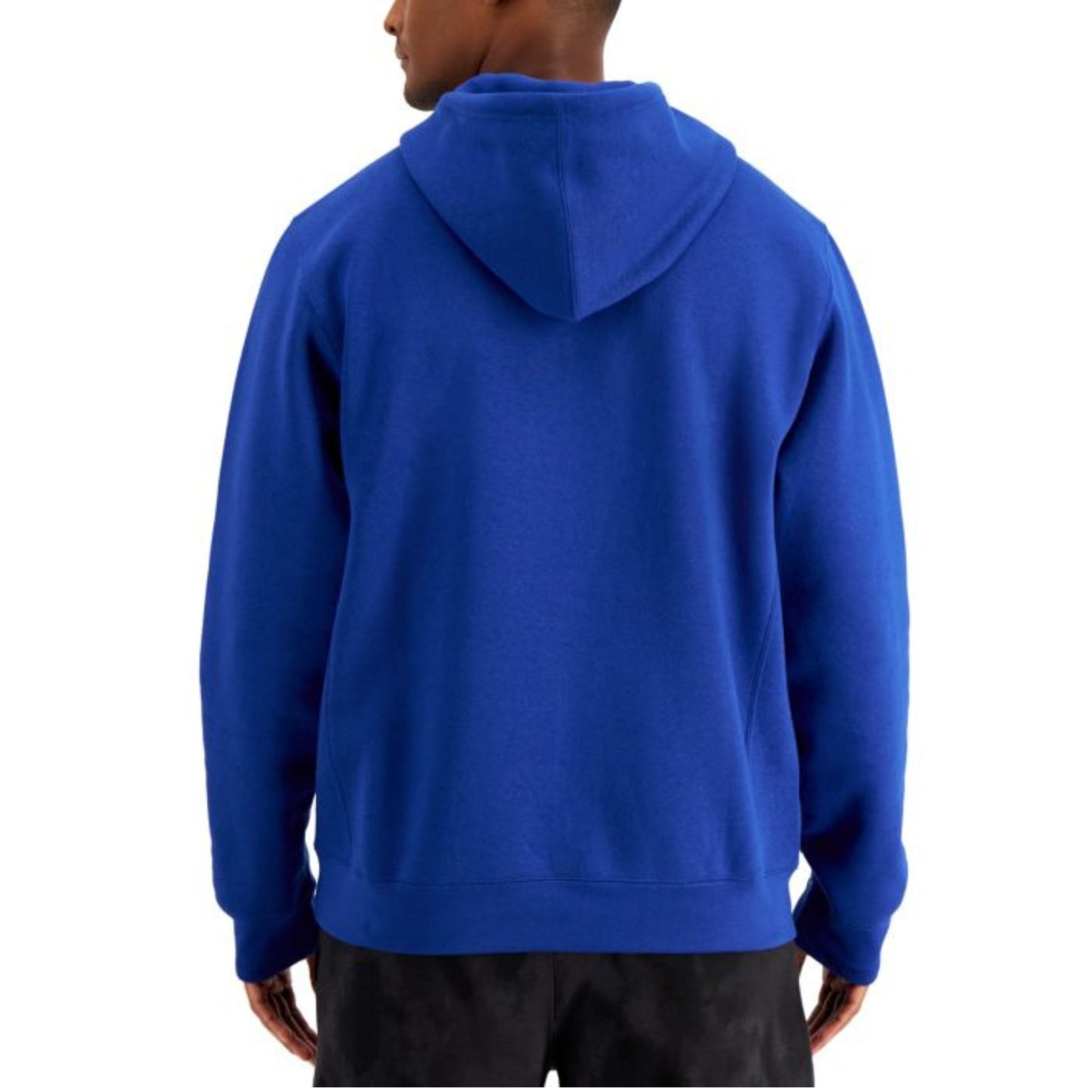 Russell Athletic Men's Archer Logo-Print Fleece Hoodie, Blue, Size: XL