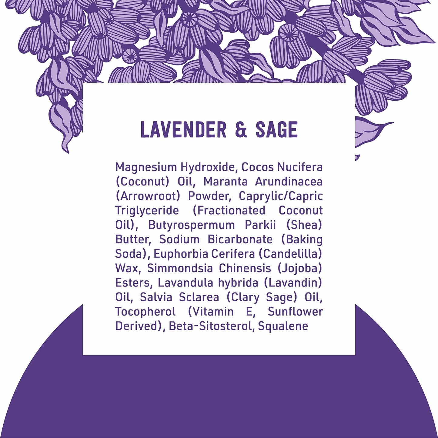 Schmidt's Lavender + Sage Natural Deodorant Stick, 80ml