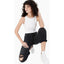 Self Esteem-Self Esteem Juniors' Ribbed Bodysuit - White (Size X-Large) - Brandat Outlet