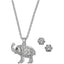 Silver-Tone 2-Pc. Set Crystal Elephant Pendant Necklace & Stud Earrings - Brandat Outlet, Women's Handbags Outlet ,Handbags Online Outlet | Brands Outlet | Brandat Outlet | Designer Handbags Online |