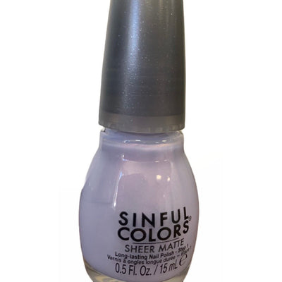 Sinful Colors Sheer Matte Nail Polish Lavender Notes