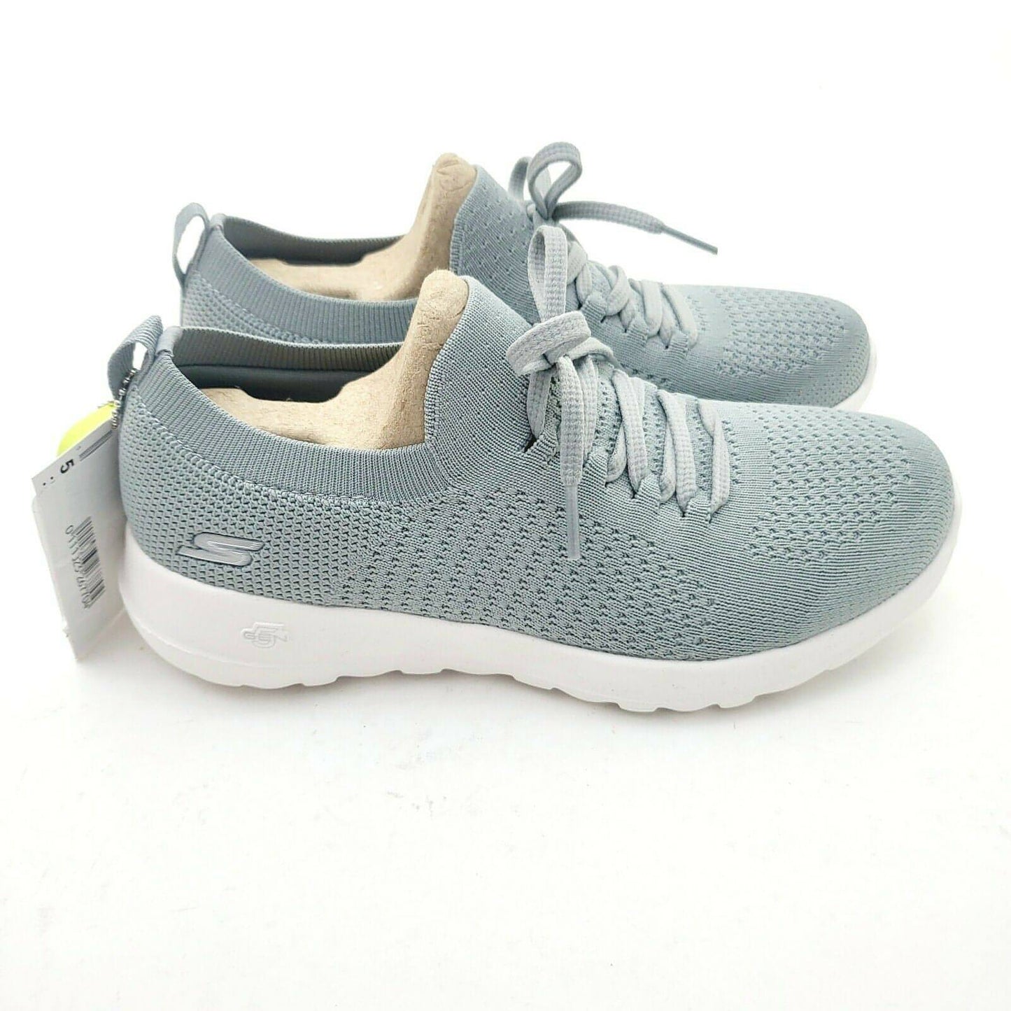 SKECHERS Women's GO Walk Joy Fresh View Mesh Sneakers Slip On Shoe (Grey) - Brandat Outlet